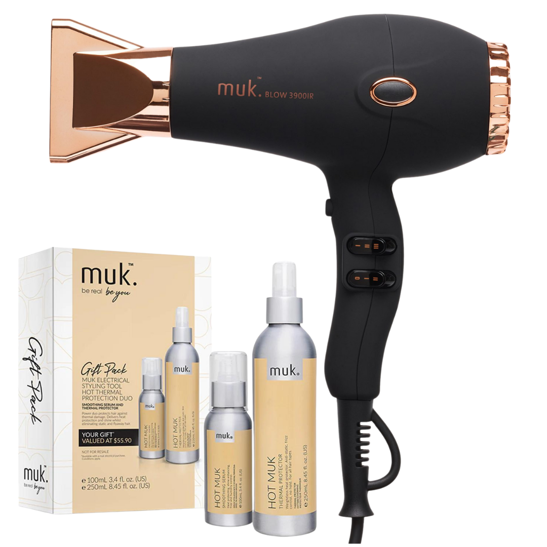 Muk - 3900-IR Blowdryer (ROSE GOLD) 2023 Xmas Promo