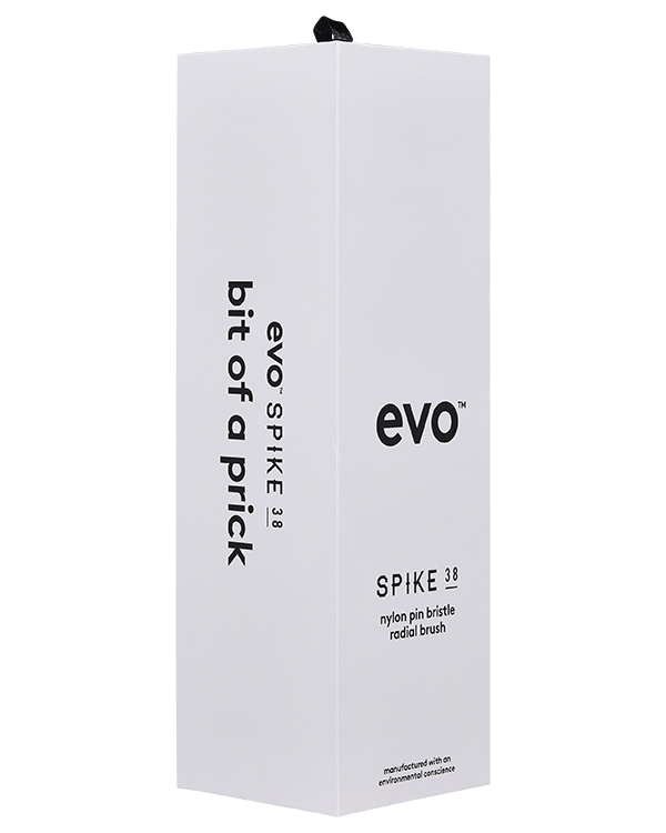 Evo - Spike 38 Nylon Pin Natural Boar Bristle Radial Brush