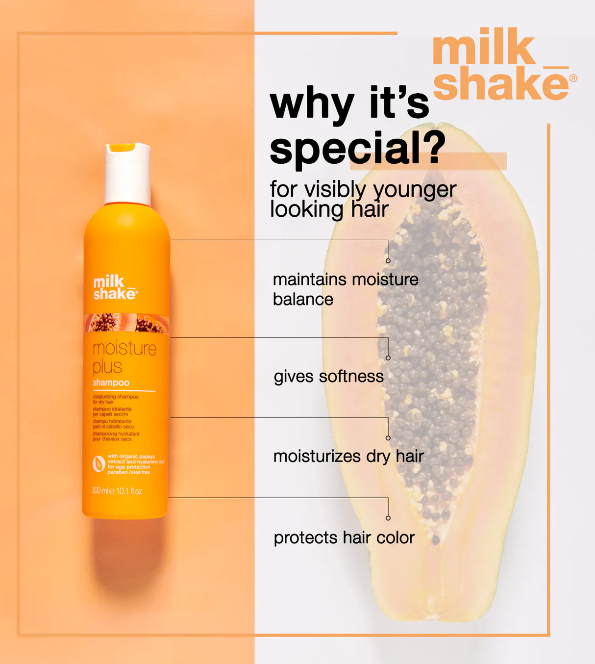 Milk_Shake - Moisture Plus Shampoo 300ml