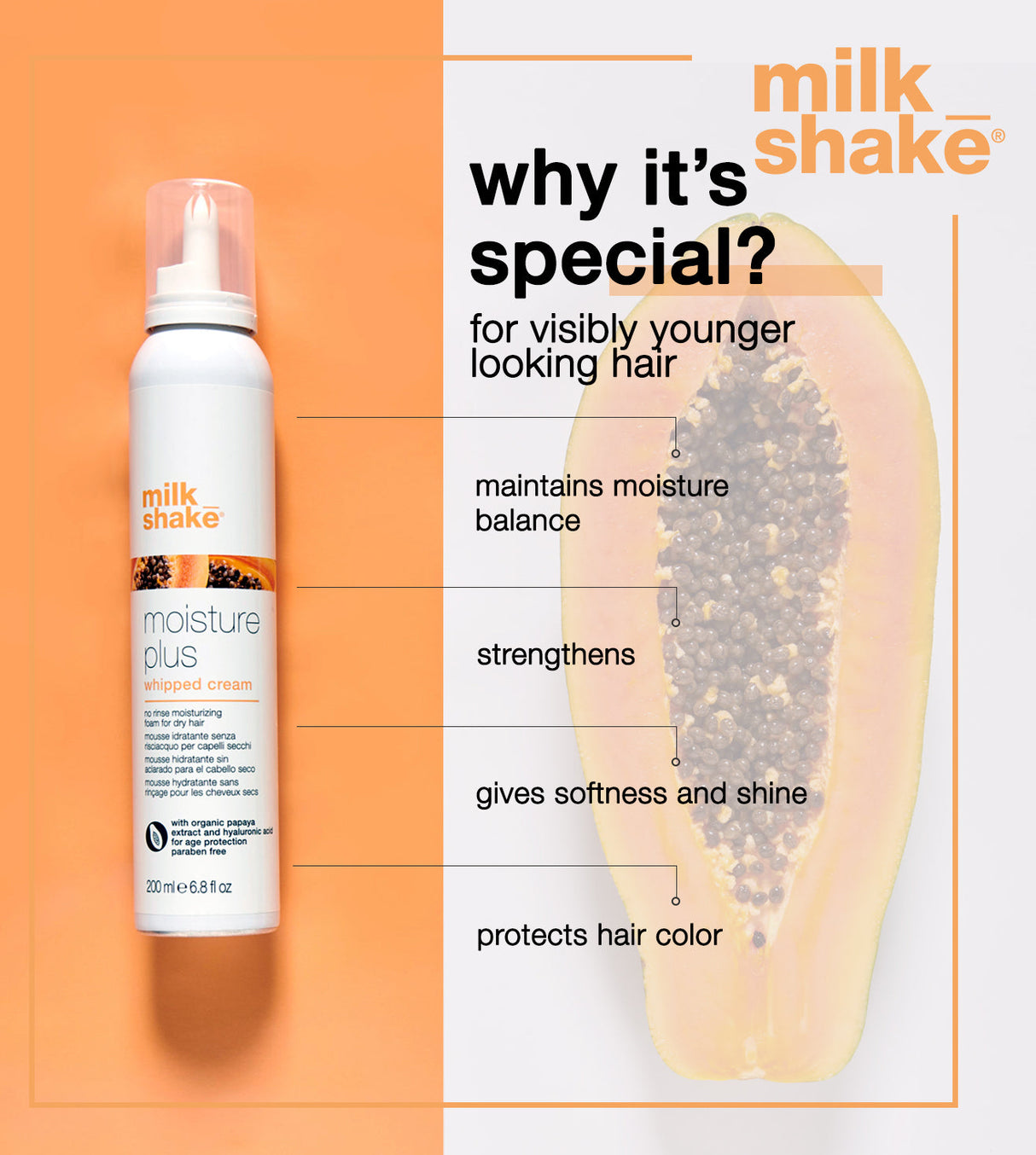 Milk_Shake - Moisture Plus Whipped Cream 200ml