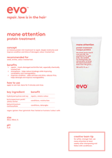 Evo - mane attention protein treatment 150ml