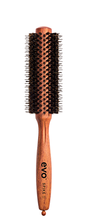 Evo - Spike 22 Nylon Pin Natural Boar Bristle Radial Brush