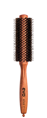 Evo - Spike 22 Nylon Pin Natural Boar Bristle Radial Brush