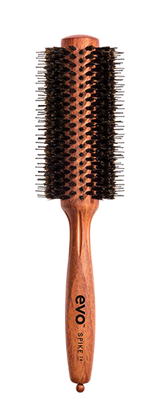 Evo - Spike 28 Nylon Pin Natural Boar Bristle Radial Brush