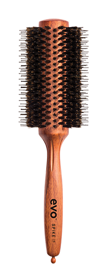 Evo - Spike 38 Nylon Pin Natural Boar Bristle Radial Brush