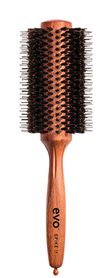 Evo - Spike 38 Nylon Pin Natural Boar Bristle Radial Brush